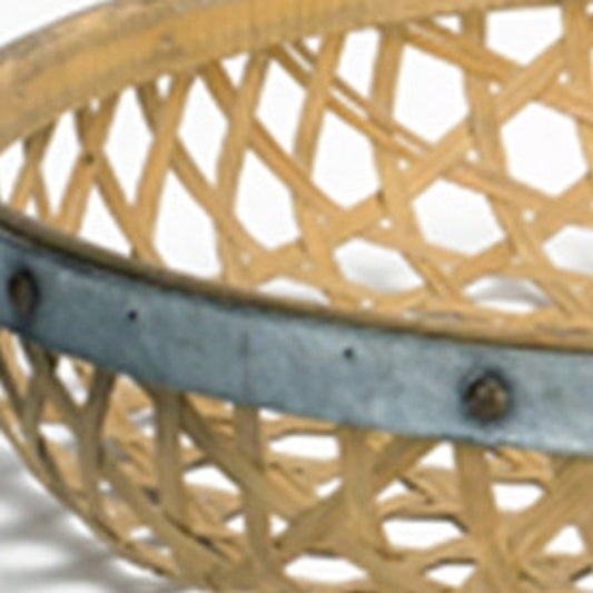 Set Of Three Brown Round Solid Wood Serving Tray HomeRoots