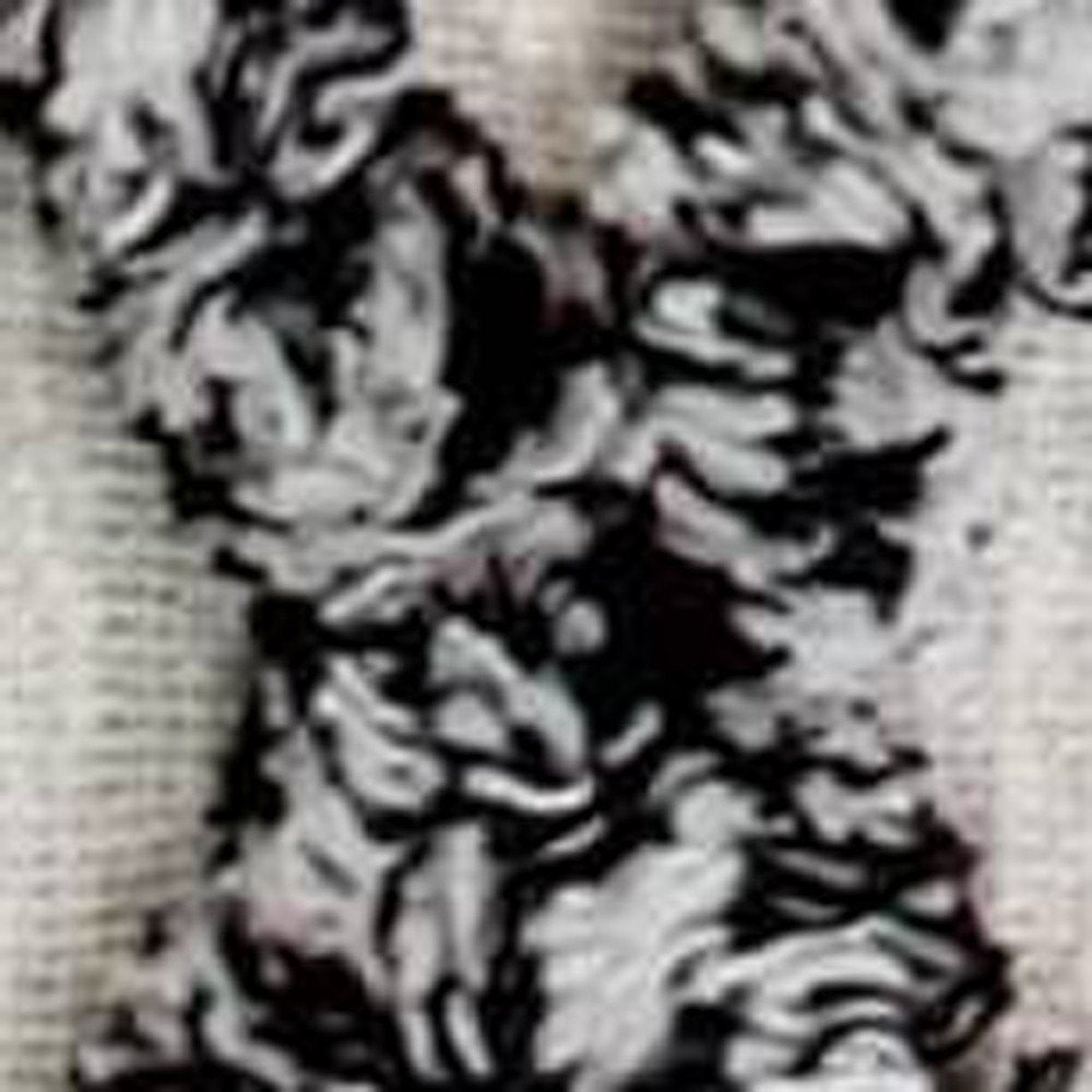 60" X 50" Cream Woven Cotton Geometric Throw Blanket with Fringe HomeRoots