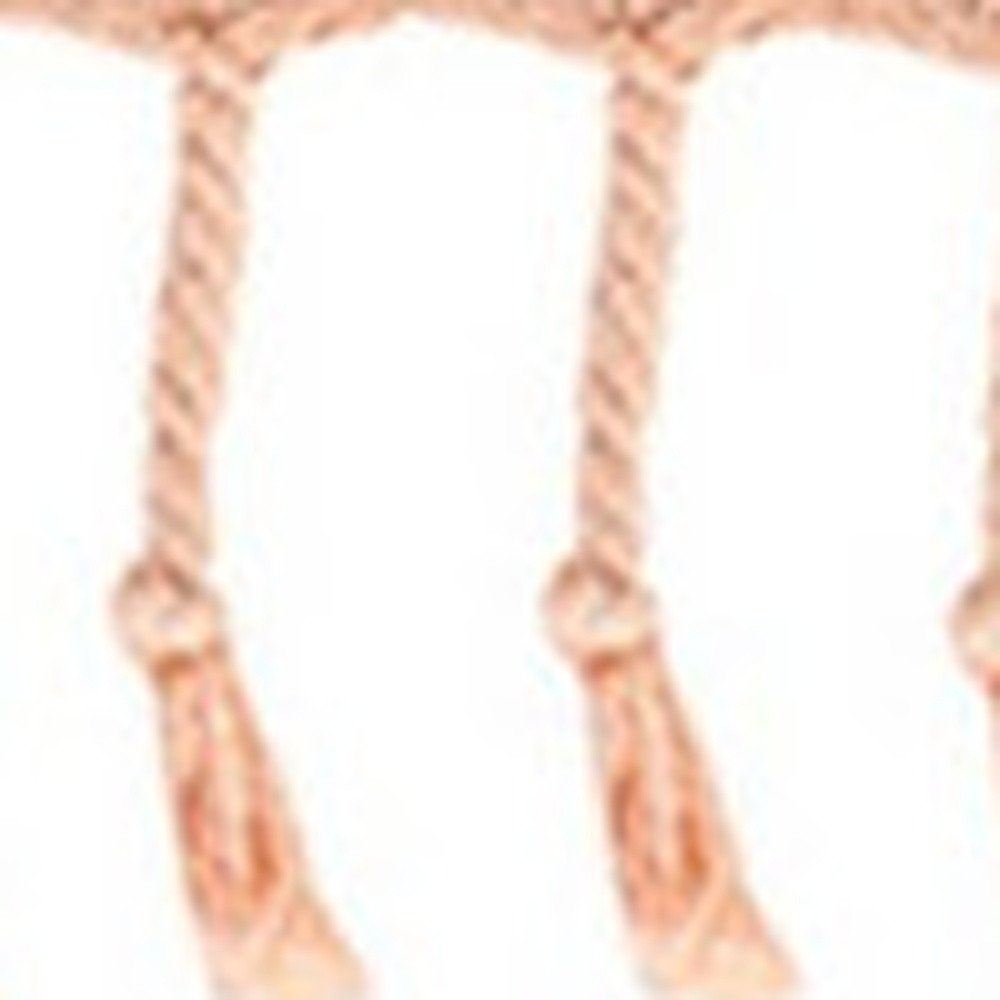 50" X 60" Orange Woven Cotton Throw Blanket with Fringe HomeRoots