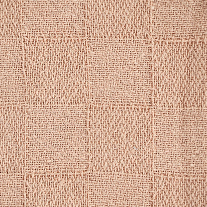 50" X 60" Orange Woven Cotton Throw Blanket with Fringe HomeRoots