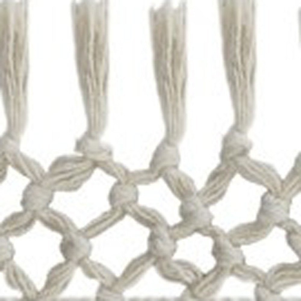 50" X 60" Gray Woven Cotton Herringbone Throw Blanket with Tassels HomeRoots