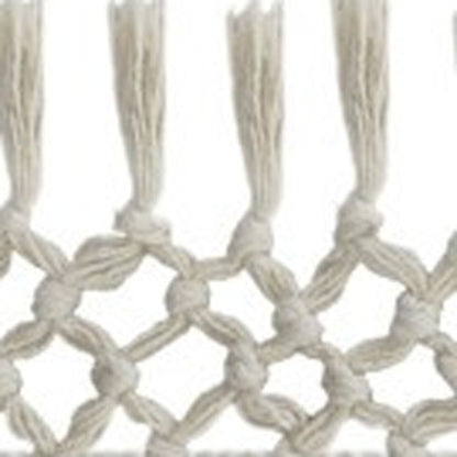 50" X 60" Gray Woven Cotton Herringbone Throw Blanket with Tassels HomeRoots