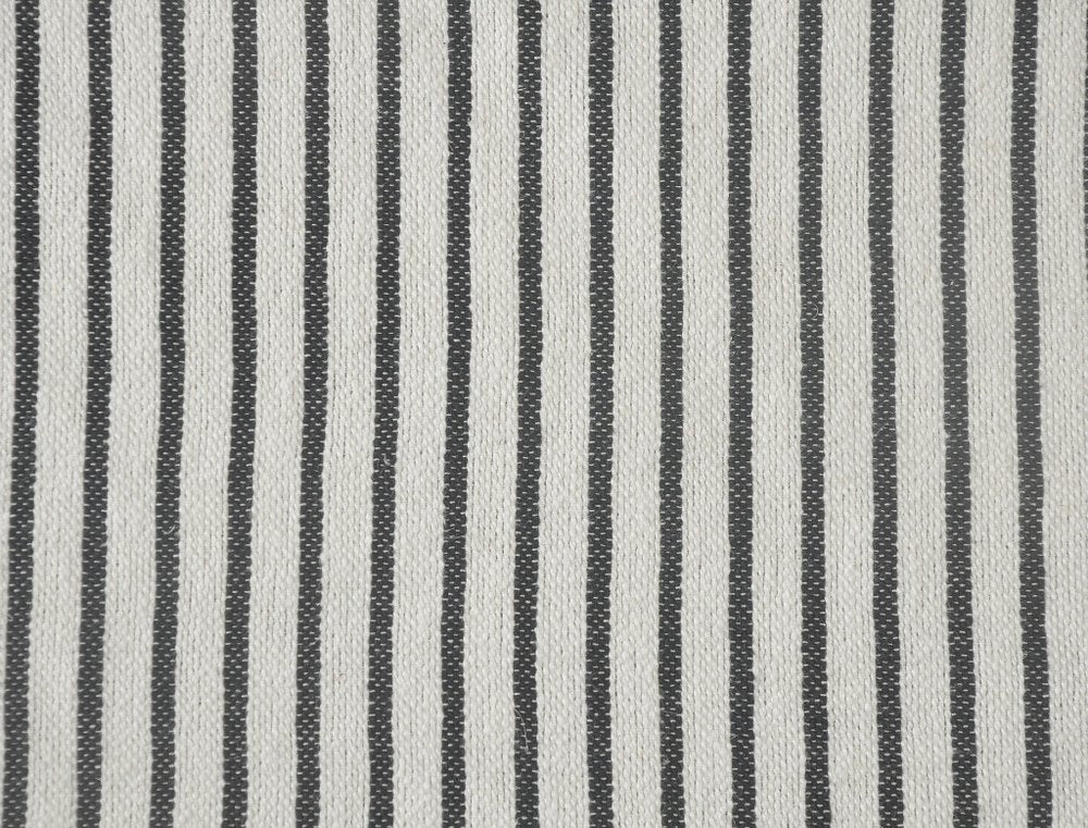 50" X 60" Brown and White Woven Cotton Striped Throw Blanket with Tassels HomeRoots