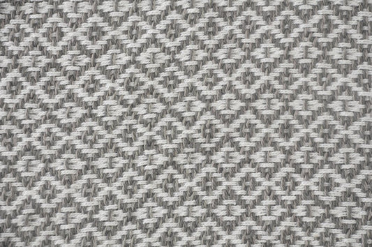 50" X 60" Gray and White Woven Cotton Geometric Throw Blanket with Fringe HomeRoots