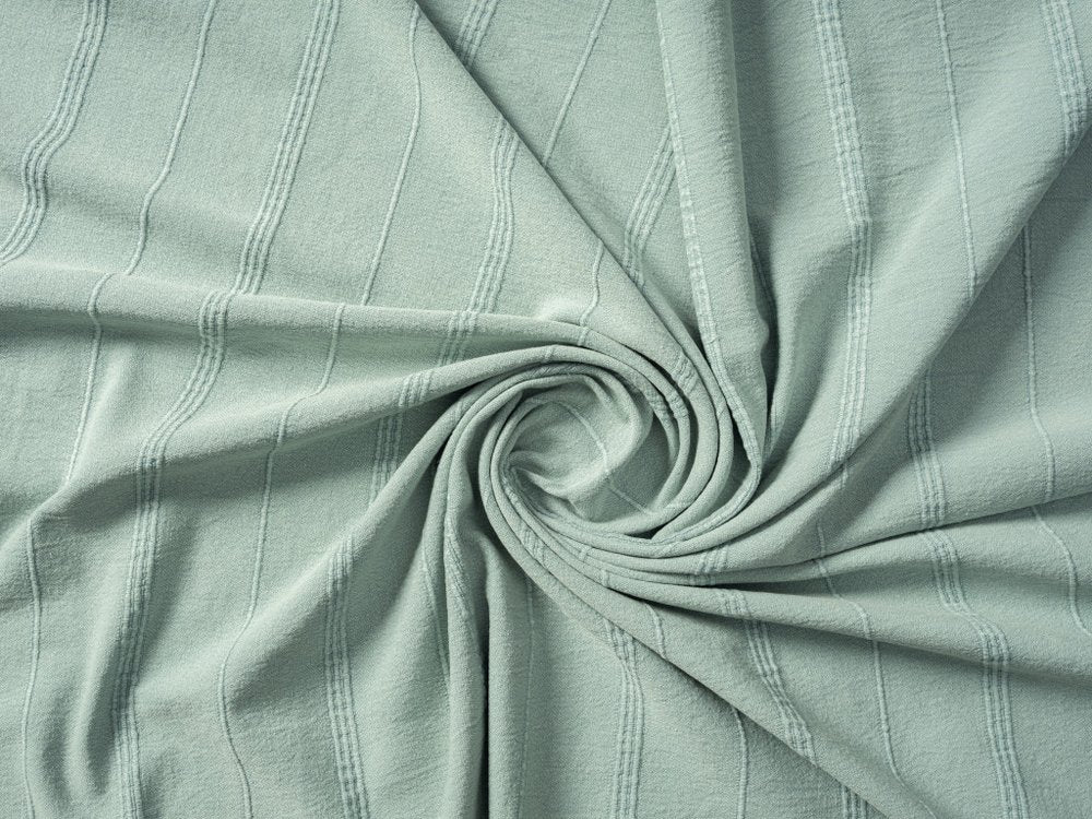 Green Woven Cotton Striped Throw Blanket HomeRoots