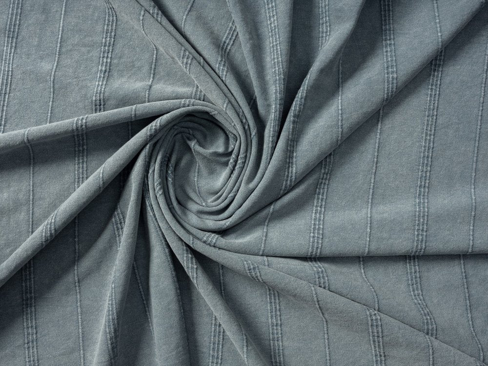 Green Woven Cotton Striped Throw Blanket HomeRoots