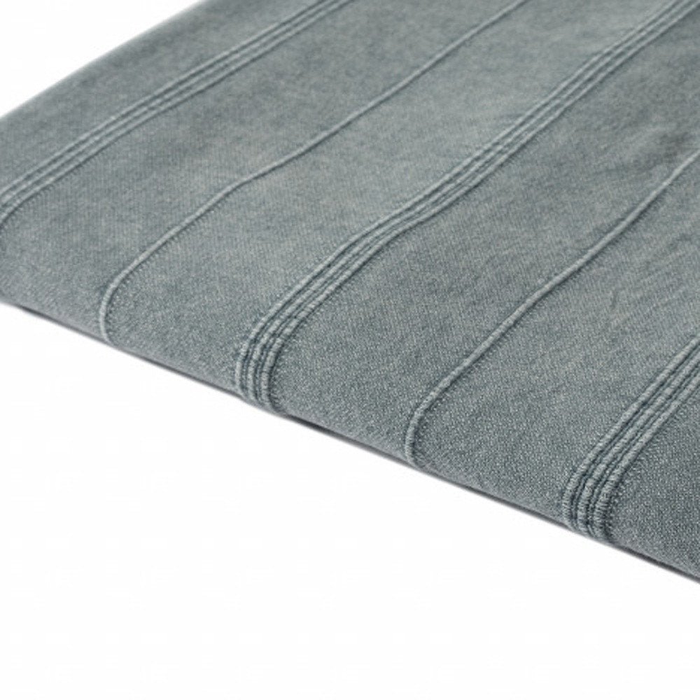 Green Woven Cotton Striped Throw Blanket HomeRoots