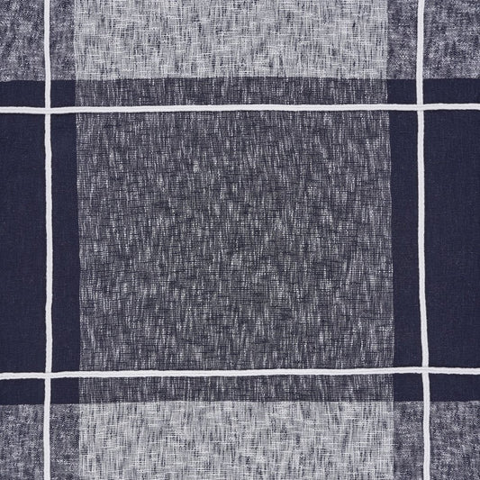 50" X 60" Blue and White Woven Cotton Checkered Throw Blanket with Tassels HomeRoots