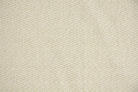60" X 50" Cream Woven Cotton Chevron Throw Blanket with Tassels HomeRoots