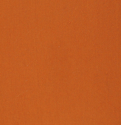 20" X 20" Burnt Orange 100% Cotton Zippered Pillow HomeRoots