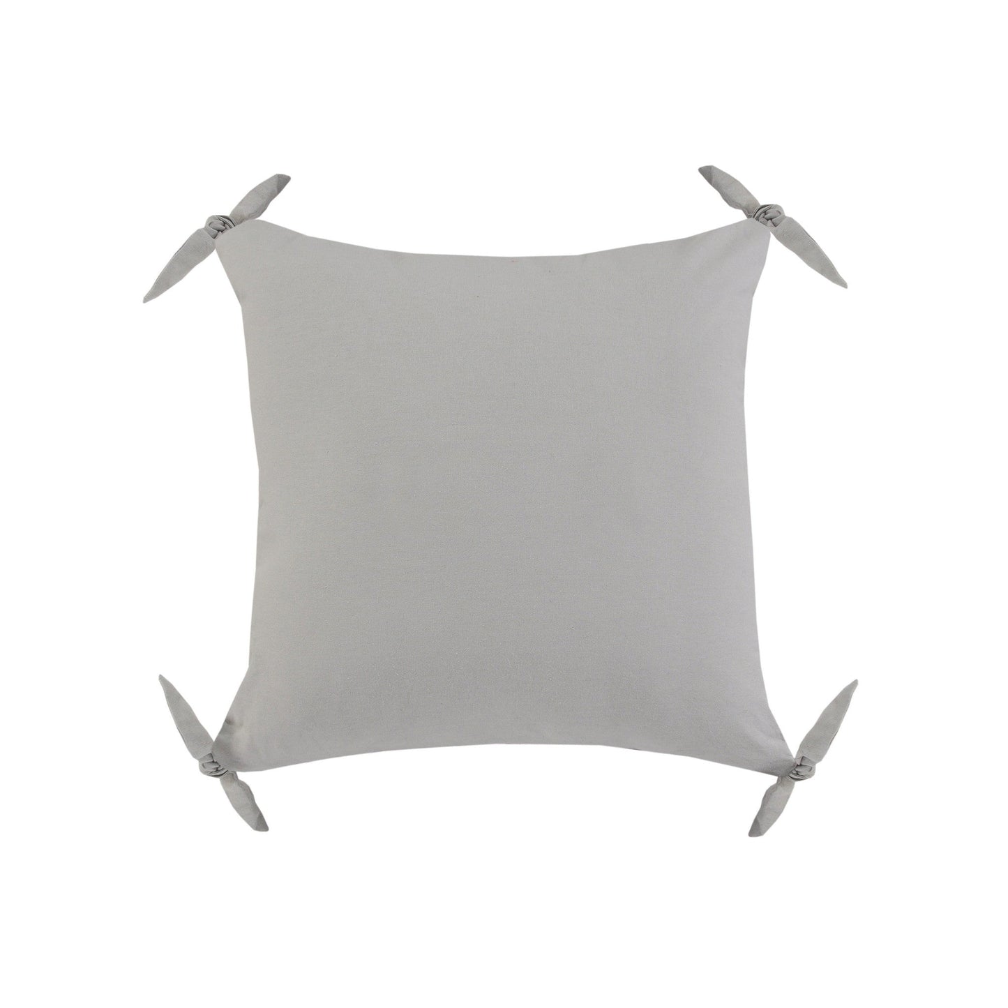 20" X 20" Light Gray 100% Cotton Zippered Pillow 4.0" (L) x 20.0" (W) x 20.0" (H) FurniFindUSA
