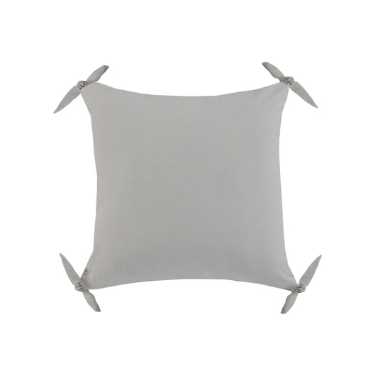 20" X 20" Light Gray 100% Cotton Zippered Pillow 4.0" (L) x 20.0" (W) x 20.0" (H) FurniFindUSA