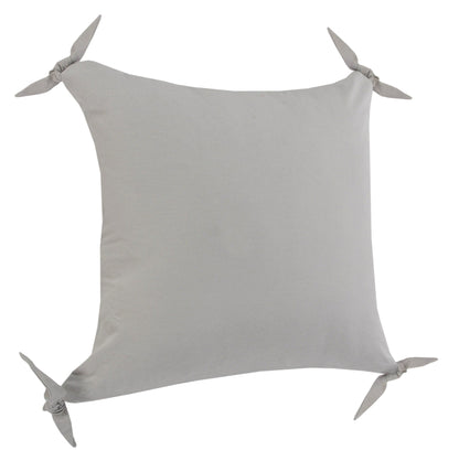 20" X 20" Light Gray 100% Cotton Zippered Pillow 4.0" (L) x 20.0" (W) x 20.0" (H) FurniFindUSA