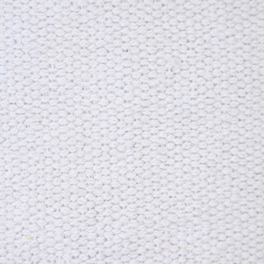 20" X 20" Deep Blue And White 100% Cotton Geometric Zippered Pillow — view 2