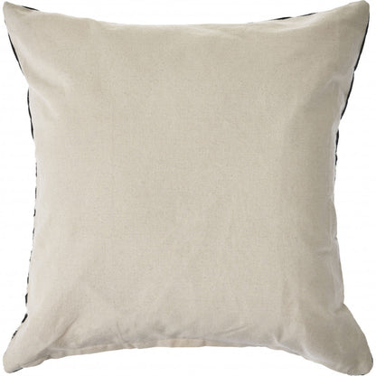 20" X 20" Black And White 100% Cotton Chevron Zippered Pillow 4.0" (L) x 20.0" (W) x 20.0" (H) FurniFindUSA