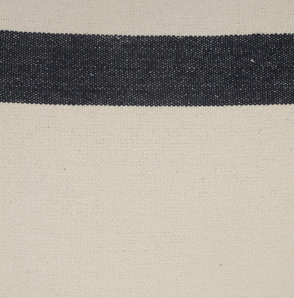 20" Blue and White Throw Pillow — view 5