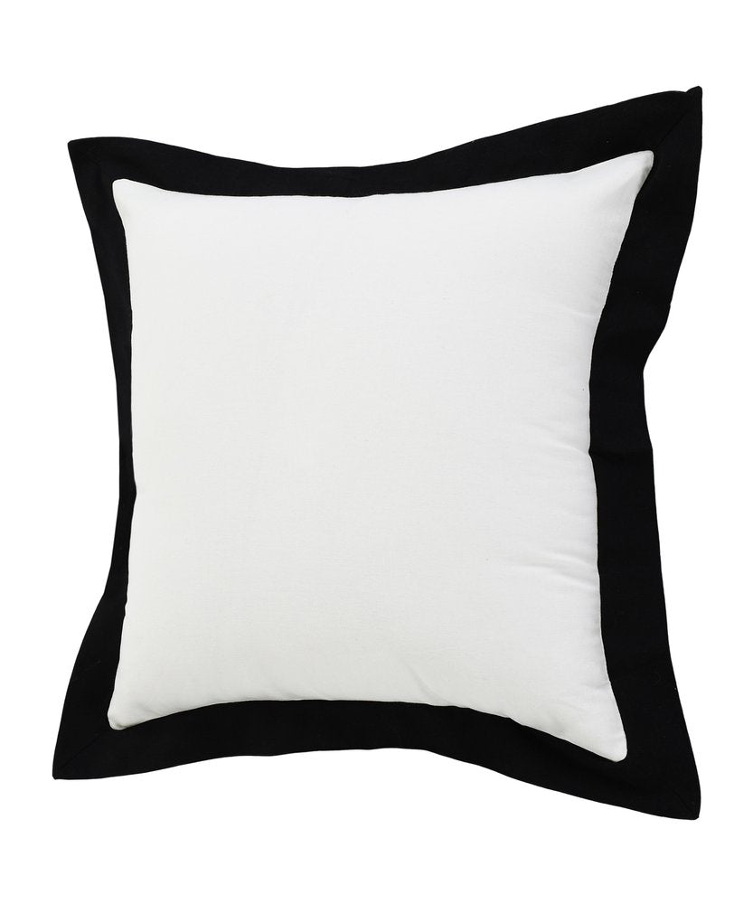 20" Black and White Throw Pillow HomeRoots