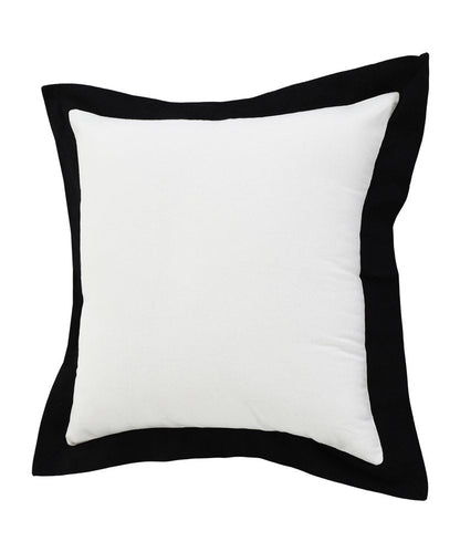 20" Black and White Throw Pillow HomeRoots