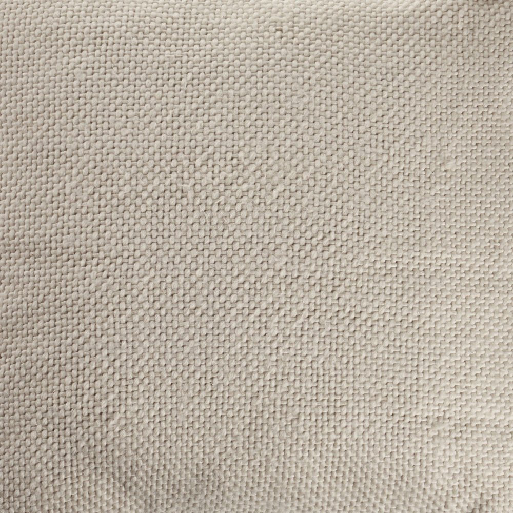 18" Cream Cotton Throw Pillow — view 2