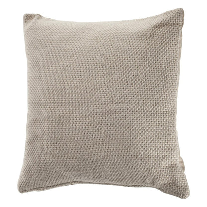 18" Cream Cotton Throw Pillow HomeRoots