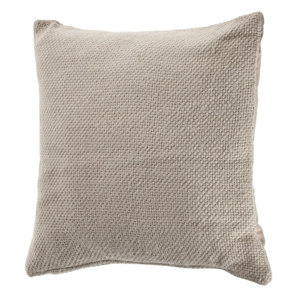 18" Cream Cotton Throw Pillow — view 3