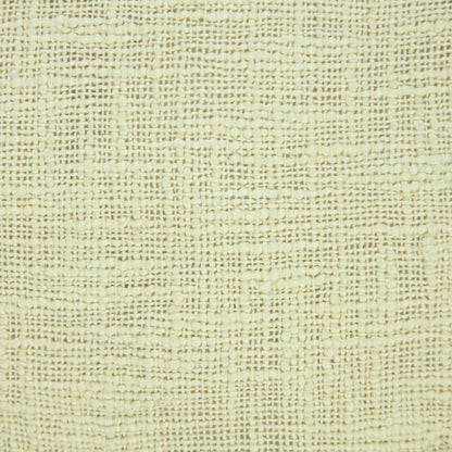 20" X 20" Light Yellow 100% Cotton Zippered Pillow HomeRoots