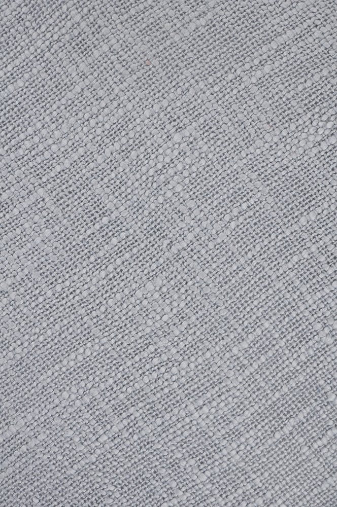 20" X 20" Light Gray 100% Cotton Zippered Pillow — view 2