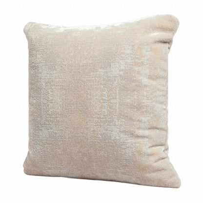 20" X 20" Gray And Beige Polyester Abstract Zippered Pillow 4.0" (L) x 20.0" (W) x 20.0" (H) FurniFindUSA