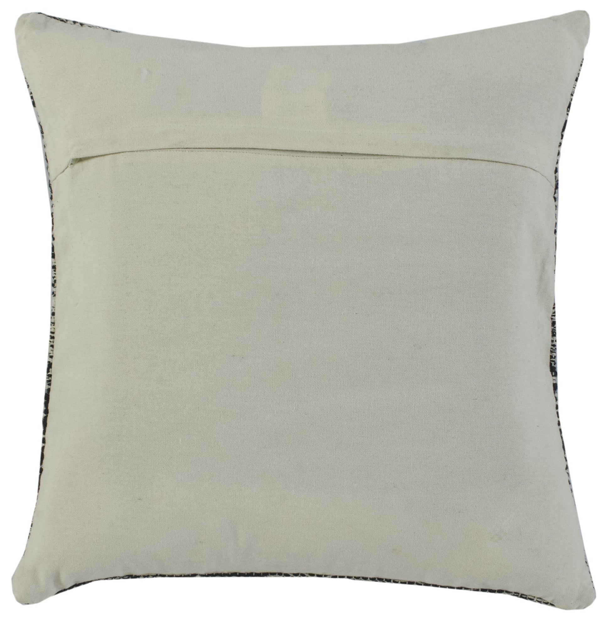 20" X 20" Gray And Black 100% Cotton Geometric Zippered Pillow 4.0" (L) x 20.0" (W) x 20.0" (H) FurniFindUSA
