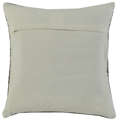 20" X 20" Gray And Black 100% Cotton Geometric Zippered Pillow 4.0" (L) x 20.0" (W) x 20.0" (H) FurniFindUSA
