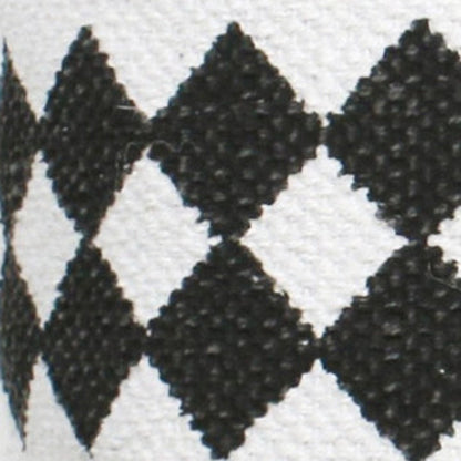20" Black and White Geometric Cotton Throw Pillow HomeRoots