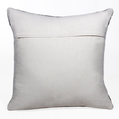 20" Black and White Geometric Cotton Throw Pillow HomeRoots