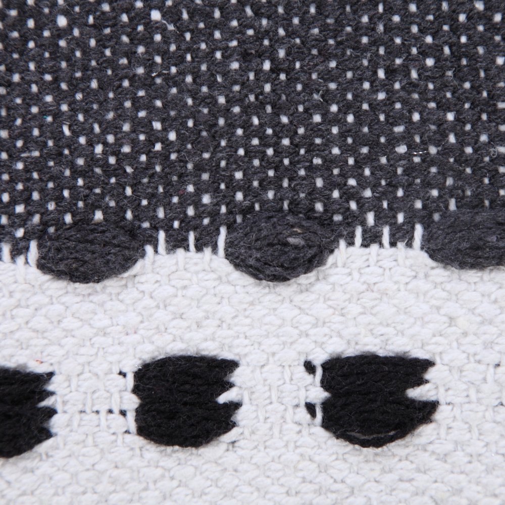 20" Black Gray and White Throw Pillow HomeRoots