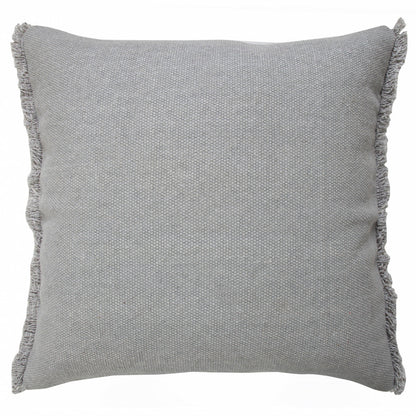 20" X 20" Microchip Gray And Light Gray 100% Cotton Zippered Pillow FurniFindUSA