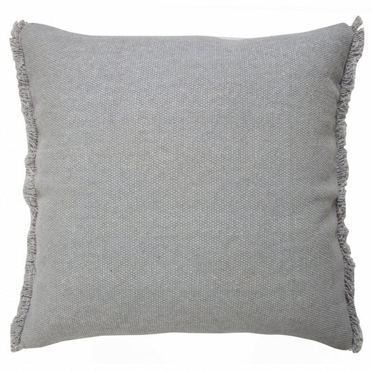 20" X 20" Microchip Gray And Light Gray 100% Cotton Zippered Pillow FurniFindUSA