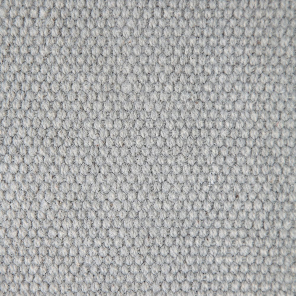 20" Gray Cotton Throw Pillow with Fringe HomeRoots