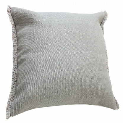 20" X 20" Microchip Gray And Light Gray 100% Cotton Zippered Pillow FurniFindUSA