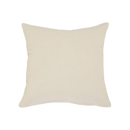 20" X 20" Birch And White 100% Cotton Geometric Zippered Pillow HomeRoots