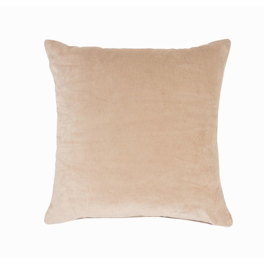 20" X 20" Taupe Cotton Zippered Pillow FurniFindUSA