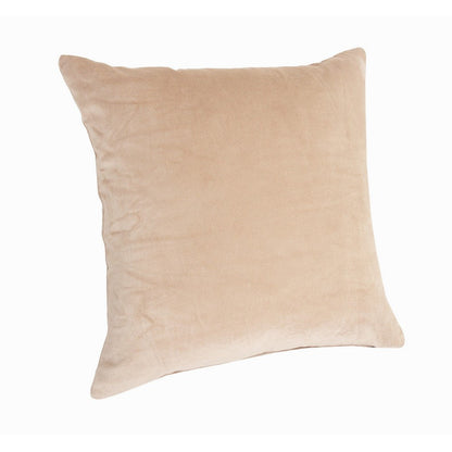 20" X 20" Taupe Cotton Zippered Pillow FurniFindUSA