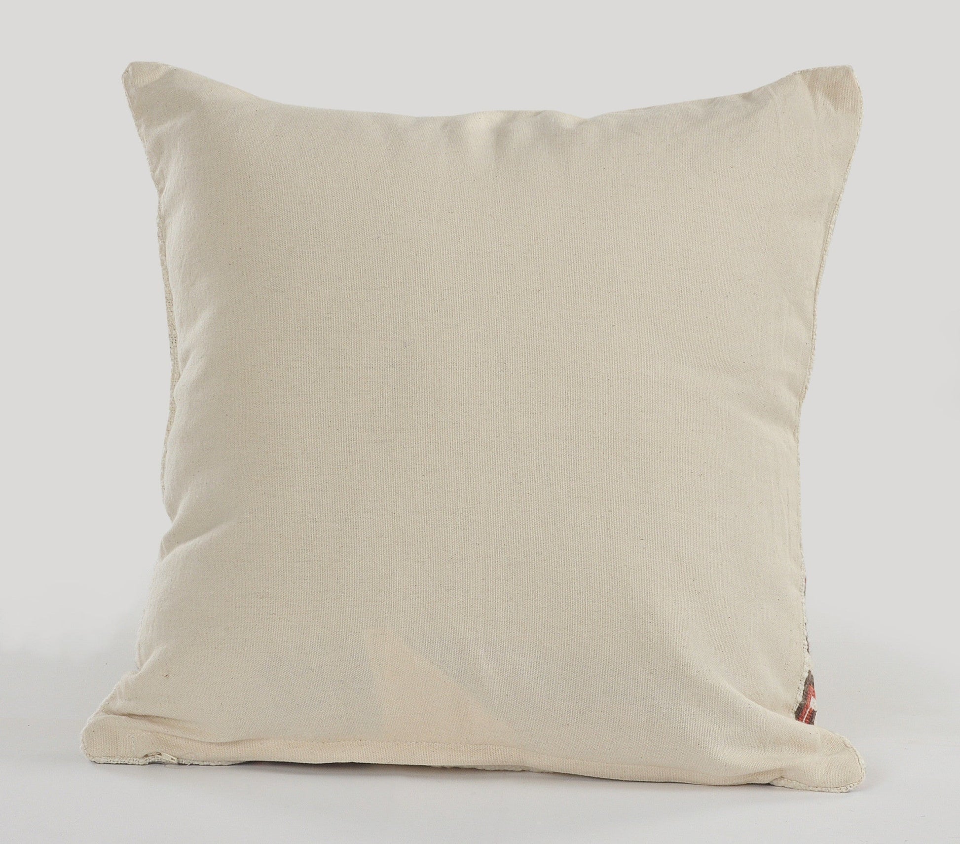 18" X 18" Brown And Beige 100% Cotton Abstract Zippered Pillow FurniFindUSA