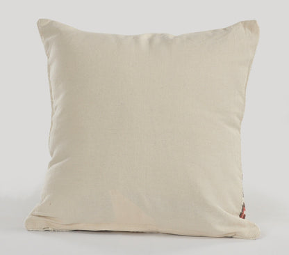 18" X 18" Brown And Beige 100% Cotton Abstract Zippered Pillow FurniFindUSA