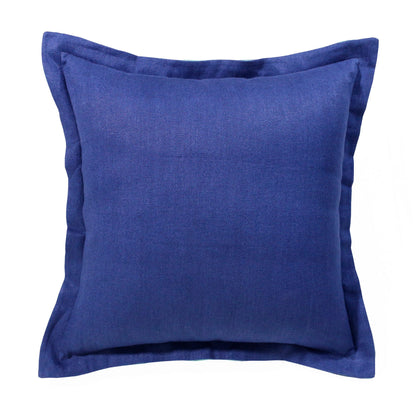 20" X 20" Navy Linen Zippered Pillow 4.0" (L) x 20.0" (W) x 20.0" (H) FurniFindUSA