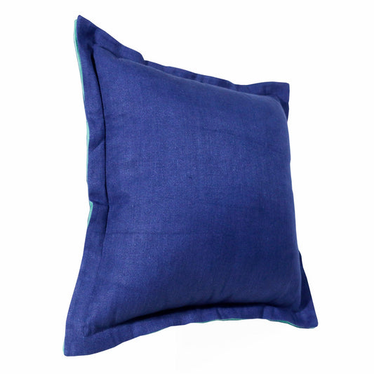 20" X 20" Navy Linen Zippered Pillow 4.0" (L) x 20.0" (W) x 20.0" (H) FurniFindUSA