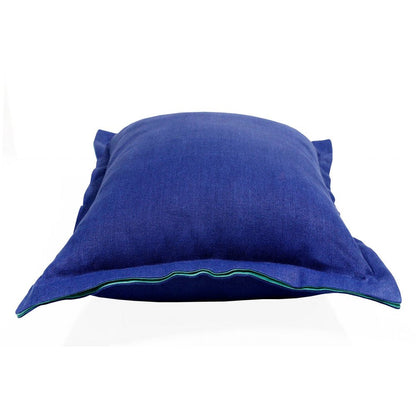 20" X 20" Navy Linen Zippered Pillow HomeRoots