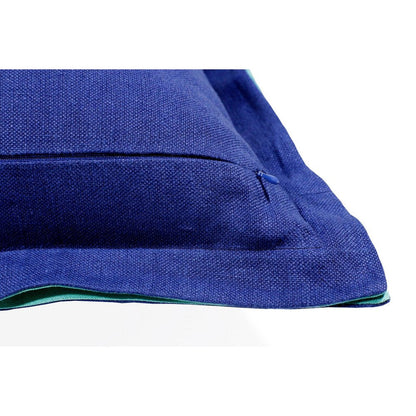 20" X 20" Navy Linen Zippered Pillow HomeRoots