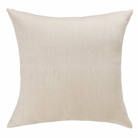 20" X 20" Cream Linen Zippered Pillow FurniFindUSA