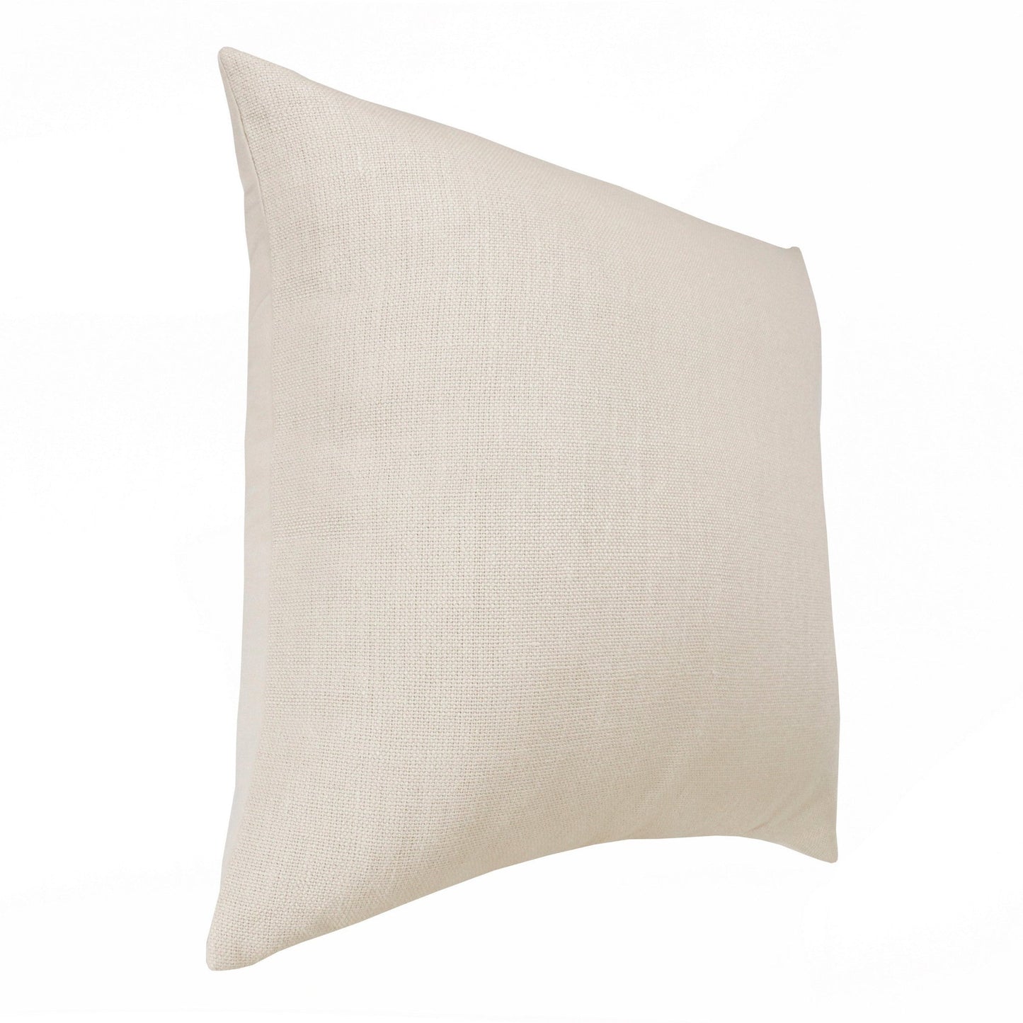 20" X 20" Cream Linen Zippered Pillow FurniFindUSA