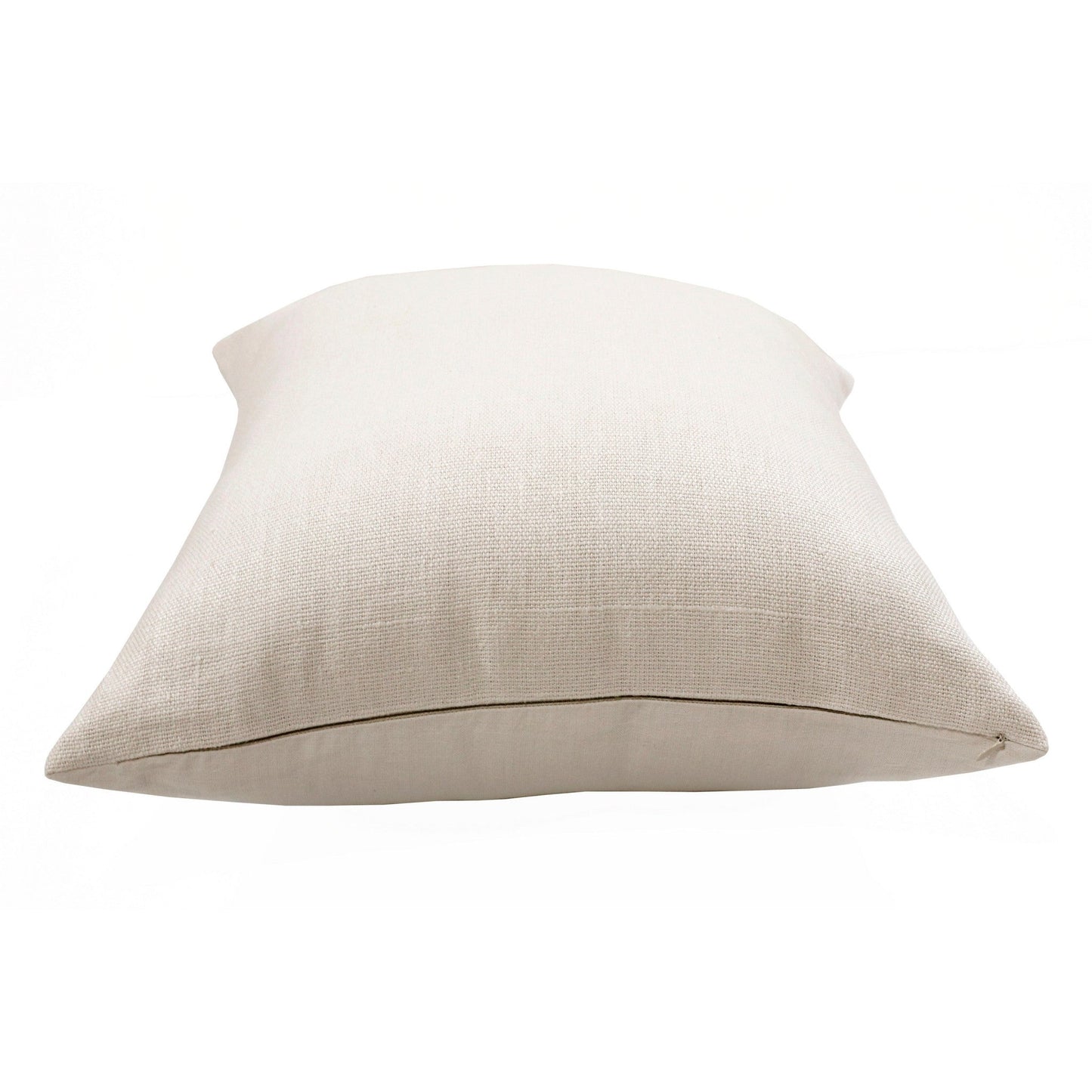 20" X 20" Cream Linen Zippered Pillow FurniFindUSA