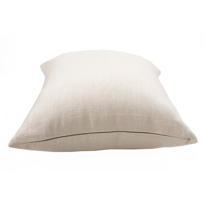 20" X 20" Cream Linen Zippered Pillow FurniFindUSA